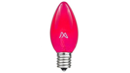 C7 Transparent Pink Replacement Bulb