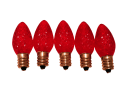 C7 LED Red Replacement Bulb Sold at Christmas Lights Creations
