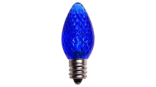 C7 LED Retrofit Blue Steady Burn Bulb