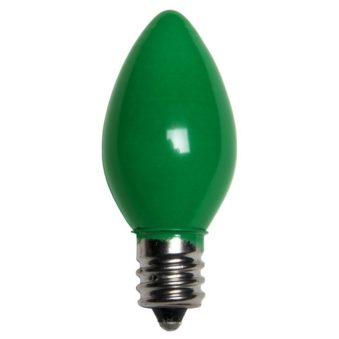 C7 Incandescent Ceramic Green Replacement Bulb