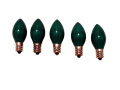 C7 Opaque Green Replacement Bulb Sold at Christmas Lights Creations