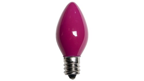 C7 Incandescent Opaque Pink Replacement Bulb