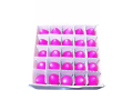 C7 Opaque Pink Replacement Bulbs with an E12 Base Sold at Christmas Lights Creations