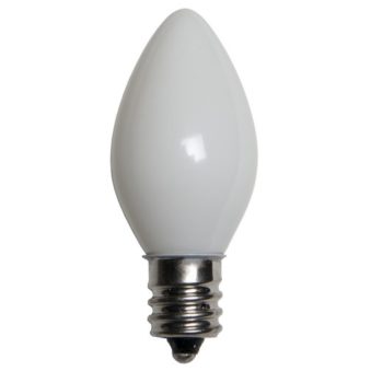 C7 Incandescent Ceramic White Replacement Bulb
