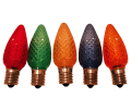 C9 LED Multi Color Dimmable Bulbs Sold at Christmas Lights Creations