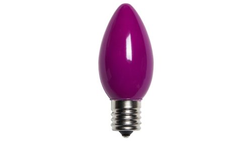 C9 Incandescent Opaque Purple Replacement Bulb
