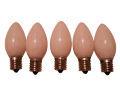 C9 Opaque White Replacement Bulb Sold at Christmas Lights Creations