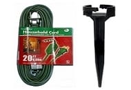 Extension Cords and Light Stakes
