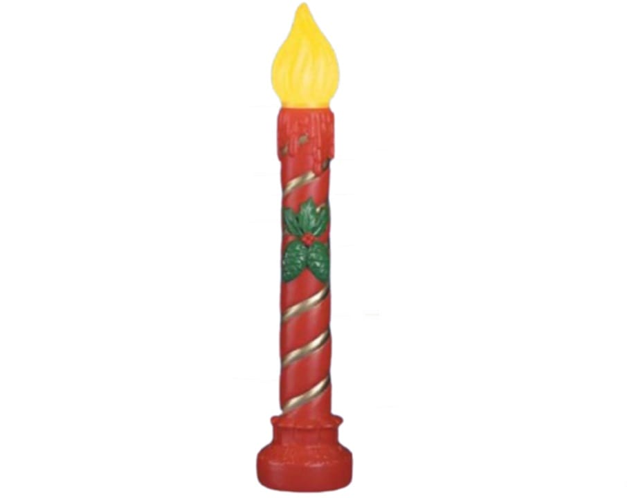 Grand Venture 36" Maroon Christmas Candle Blow Mold