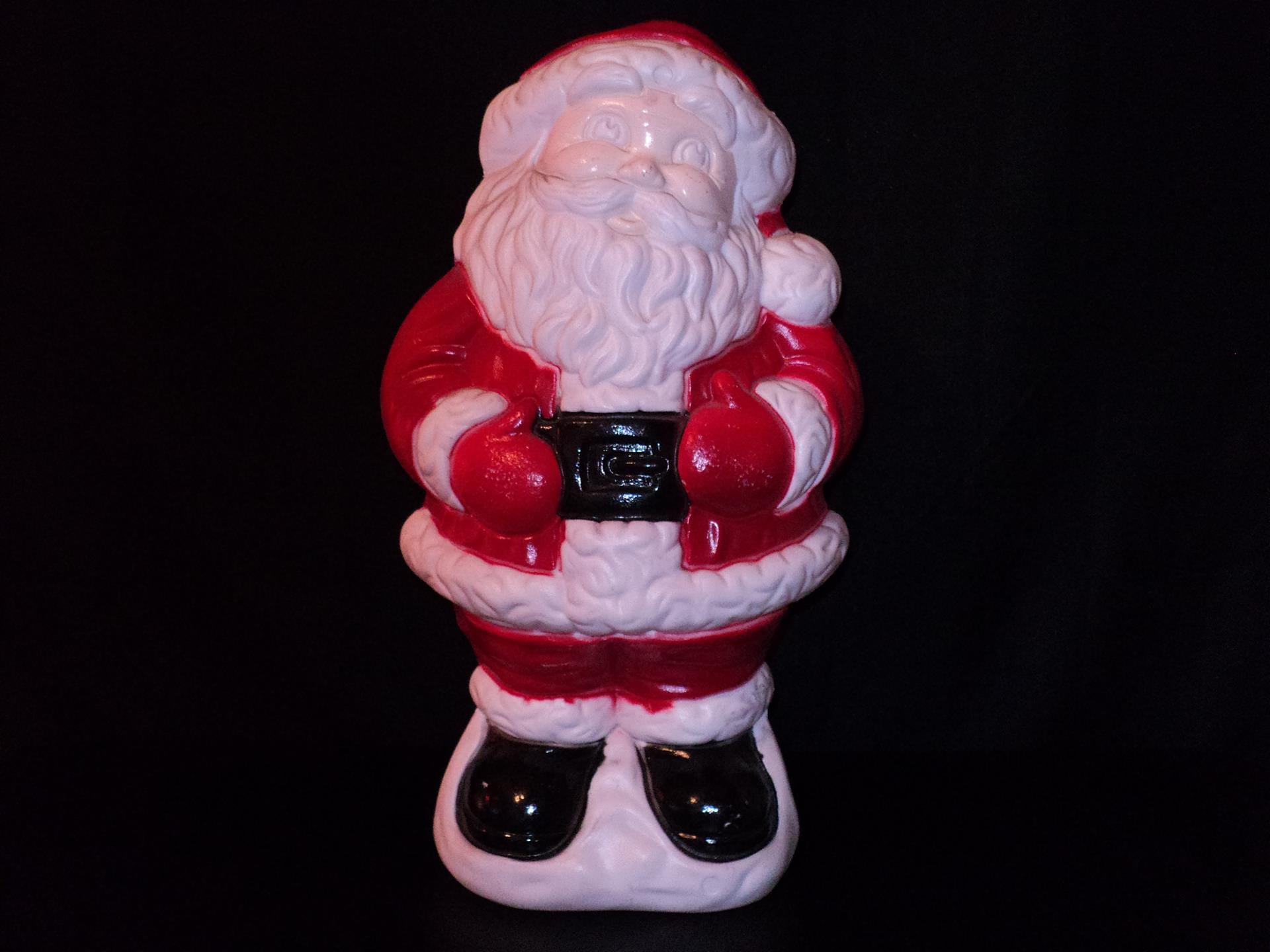 Grand Venture 16" Small Santa Christmas Blow Mold Front View