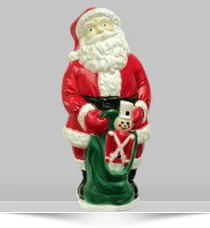 Grand Venture Santa with Toy Soldier Blow Mold Home Page Widget Image