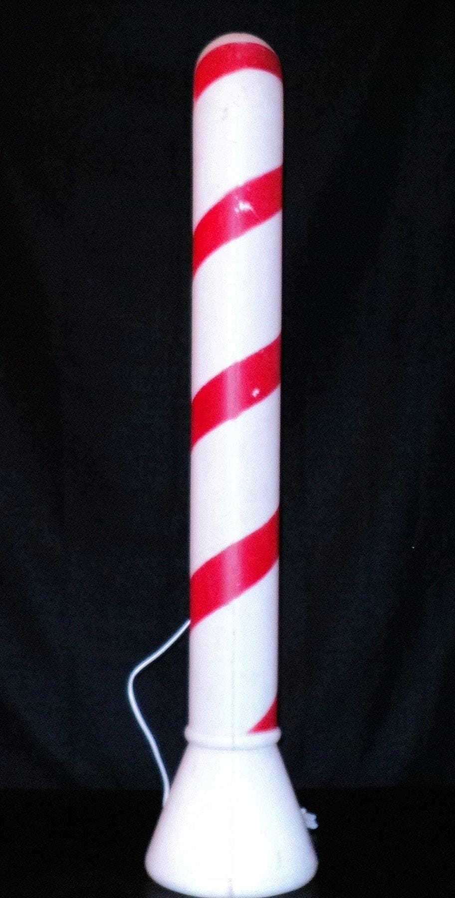 Union Products 40" Candy Cane Christmas Blow Mold Rear View