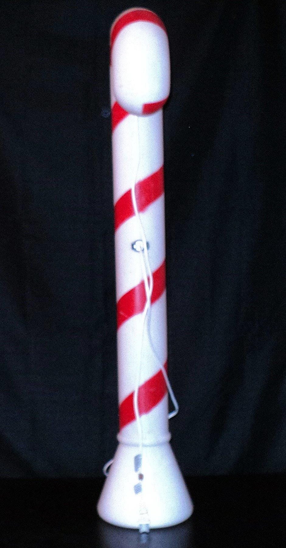 Union Products 40" Candy Cane Christmas Blow Mold Front View