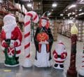 Grand Venture and Union Products Used Vintage Holiday Blow Molds